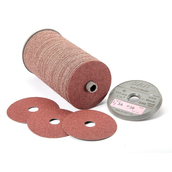 United Abrasives/Sait United Abrasives - Sait 3A Fiber Disc 7" x 7/8" 80 Grit Aluminum Oxide 52880 - main